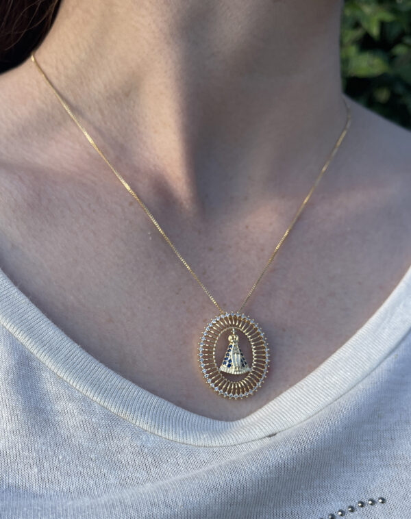 Colar NSA com Strass - Imagem 1