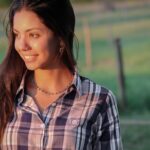 Camisa Feminina Manga Longa Xadrez