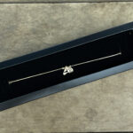 Pulseira Rabo de Rato 21cm com Pingente Cabeça de Cavalo Vazado