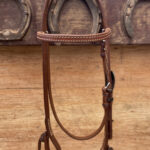 Cabeçada Testeira Reta com Botão