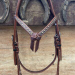 Cabeçada testeira com nó  afogador engate rápido e grampos