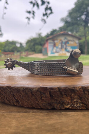 Espora 3/4 bordada Inox