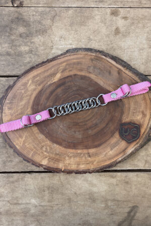 Barbela c/ nylon Dupla Inox rosa