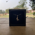 Colar Veneziana 45cm com Pingente Cavalo Country