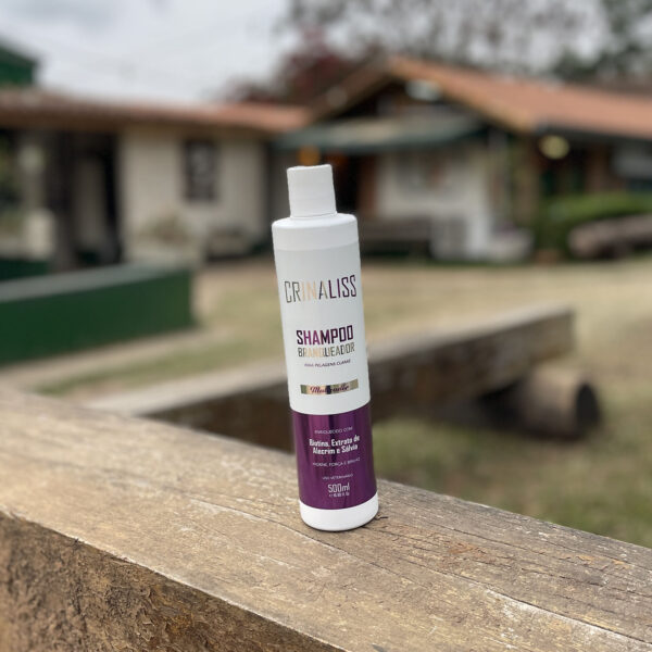 Shampoo Branqueador CrinaLiss 500ml - Imagem 1