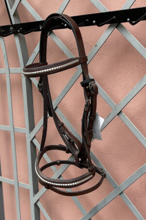 Cabeçada Instep Metal Marrom