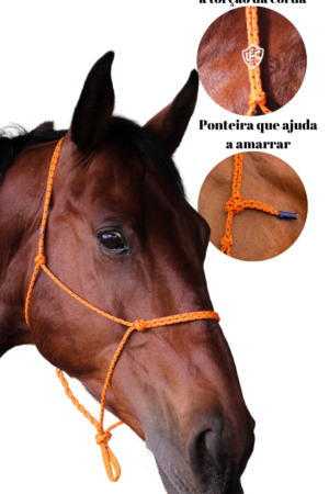 Cabresto UC Manejo Laranja Neon