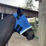 Máscara Anti-Mosca Tela Azul Royal