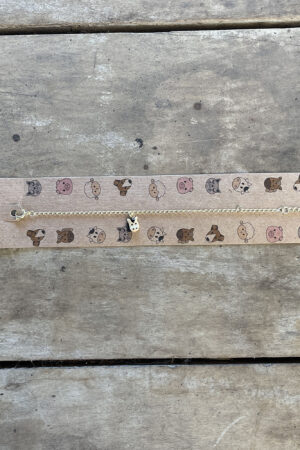 Pulseira Infantil 14cm Pingentes Cavalo resinado