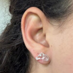 Brinco Fixo Cabeça Cavalo em Prata 925