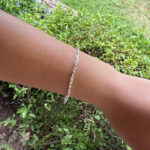 Pulseira Masculina Cartier Fio 080 em Prata 925