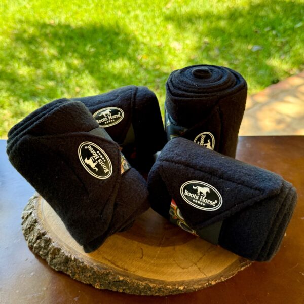 Liga de descanso Boots Horse preto com velcro estampado - Imagem 1