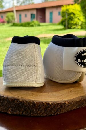 Cloche Velcro Boots Horse Branco