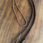 Rédea Fechada de Couro Trançada Boots Horse