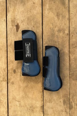 Caneleira/Tendoneira de Velcro Clássica INSTEP cor:Azul Marinho