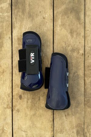 Caneleira/Tendoneira de Velcro Atria VTR cor:Azul Marinho