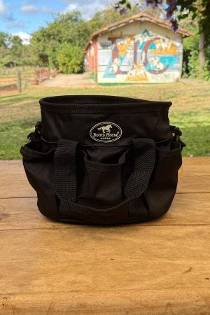 Bolsa Kit Higiênico Boots Horse cor:Preto