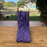 Sacola de Nylon para Bota Roxo e Branco - Imagem 2