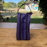 Sacola de Nylon para Bota Roxo e Branco - Imagem 3