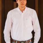 Camisa Masculina UC Manga Longa Rosa