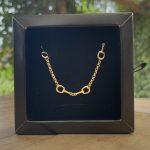 Chocker Elo Portugues Bridão Folheado a Ouro 18K