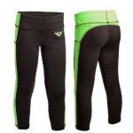 Culote Ventilated Infantil Preto/ Verde