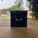 Colar Veneziana 45cm Pingente Bridão em Prata 925