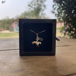 Colar Veneziana 45cm Pingente Laçadora Prata 925