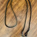 Rédea Fechada de Silicone 16mm Weaver Cor:Preta