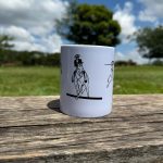 Caneca ABET Branca com 3 Desenhos de Cavalos de Equitação de Trabalho - Imagem 2