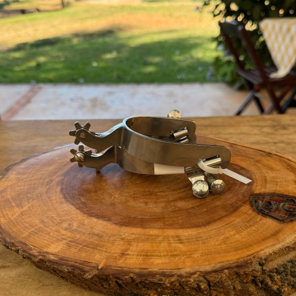 Espora Inox Leve Long Horn C MREIS - Imagem 1