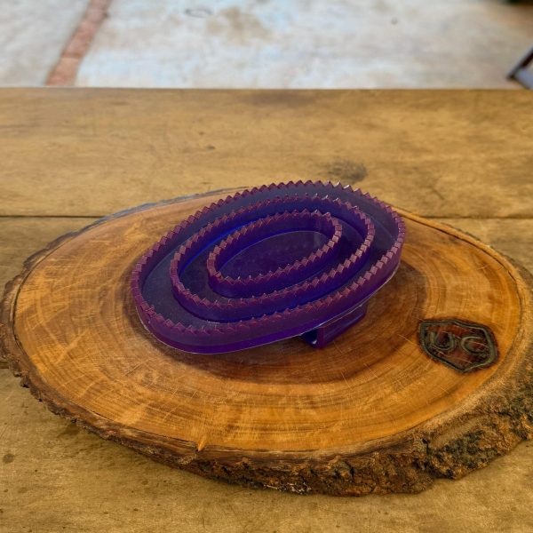 Raspadeira de Silicone Boots Horse Raspadeira cor:Roxo - Imagem 1