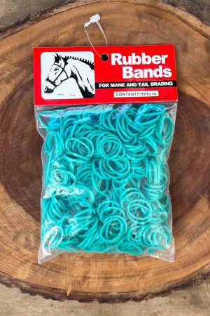 Elástico de Crina Rubber Bands cor:Verde