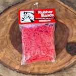 Elástico de Crina Rubber Bands cor:Vermelho