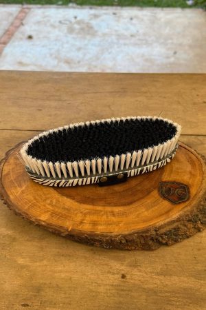 Escova para Pelo de Nylon INSTEP Estampa de Zebra