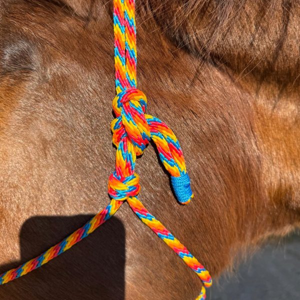 Cabresto UC Manejo cor:Colorido Azul, Vermelho, Laranja, Amarelo - Imagem 4