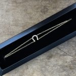 Pulseira Elo Português 21cm Pingente Ferradura em Prata 925