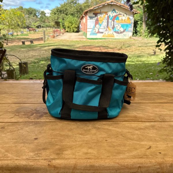 Bolsa Kit Higiênico Boots Horse cor:Azul Turquesa - Imagem 3