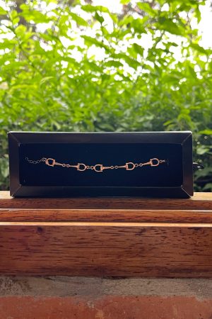 Pulseira Cadeado Bridão G em Prata 925