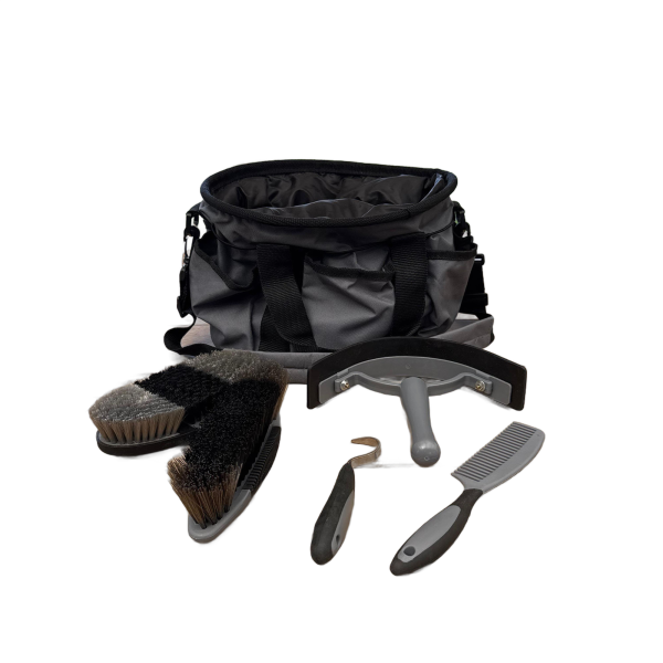 Bolsa Kit Higiênico AM Ferramentas com Kit de Limpeza cor:Cinza - Imagem 1