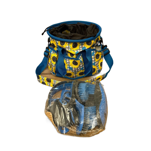 Bolsa Kit Higiênico com Kit Limpeza Weaver Estampada Girassol - Imagem 1