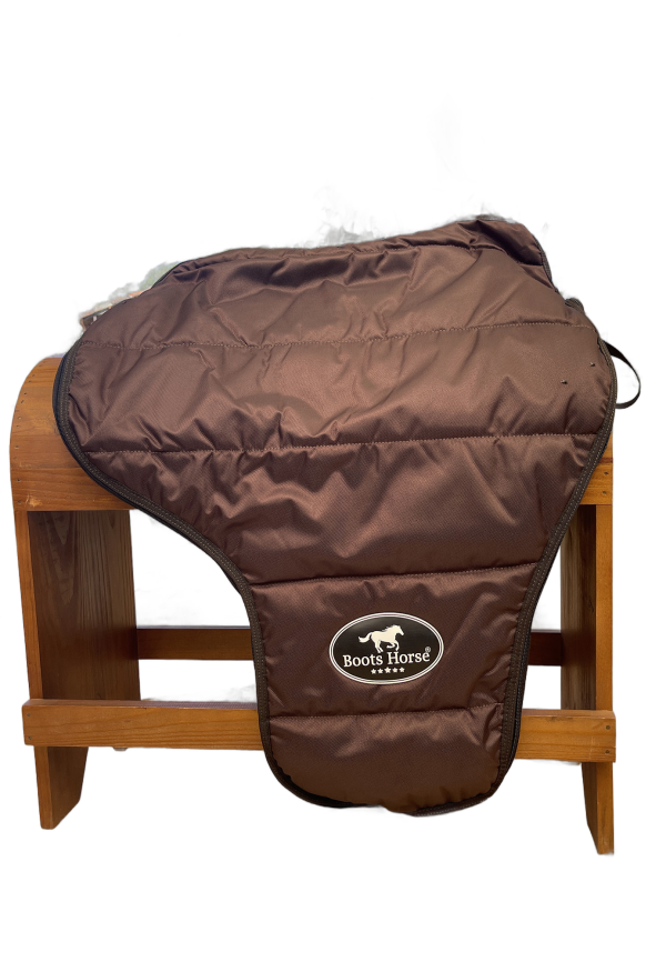 Bolsa de Sela DJ Boots Horse cor:Marrom - Imagem 1