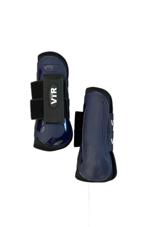 Caneleira/Tendoneira de Velcro Atria VTR cor:Azul Marinho