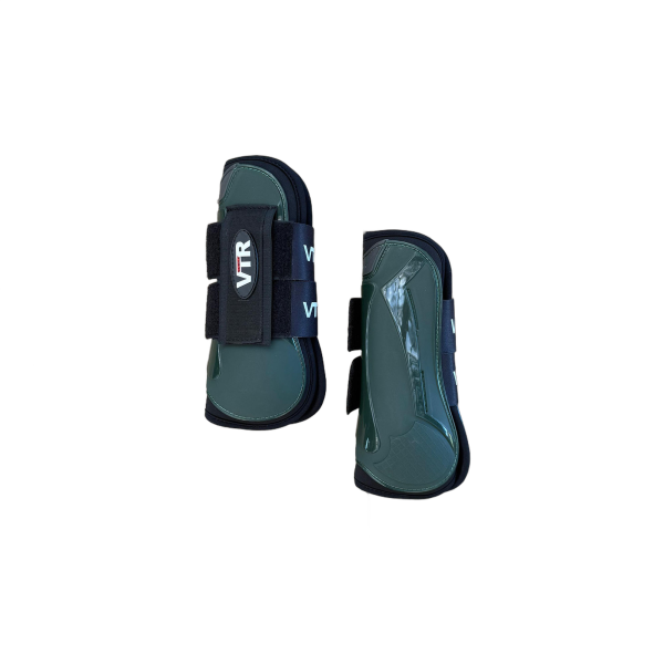 Caneleira/Tendoneira de Velcro Flex Top VTR cor:Verde Militar - Imagem 1
