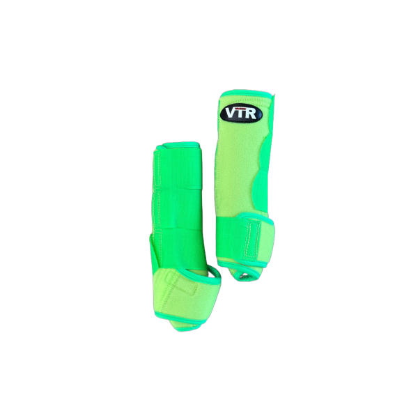Caneleira Splint Boot RC VTR Verde Neon - Imagem 1