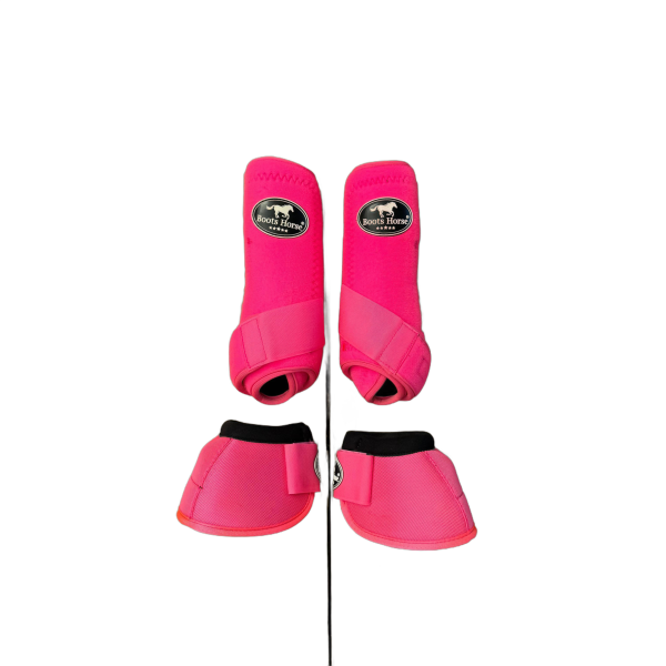 Kit Caneleira e Cloche Boots Horse M cor:Pink - Imagem 1