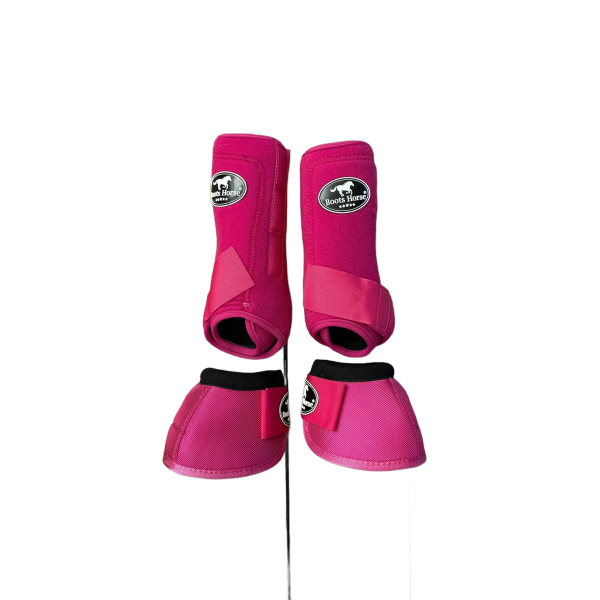Kit Caneleira e Cloche Boots Horse M cor:Magenta - Imagem 1