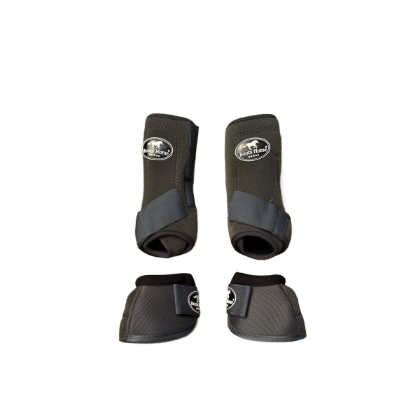 Kit Caneleira e Cloche Boots Horse M cor:Cinza - Imagem 1