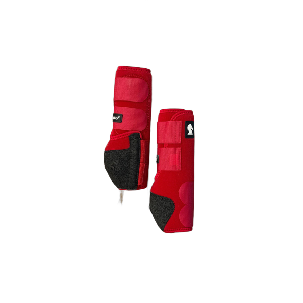 Caneleira Traseira Legacy2 Classic Equine cor:Vermelho - Imagem 1