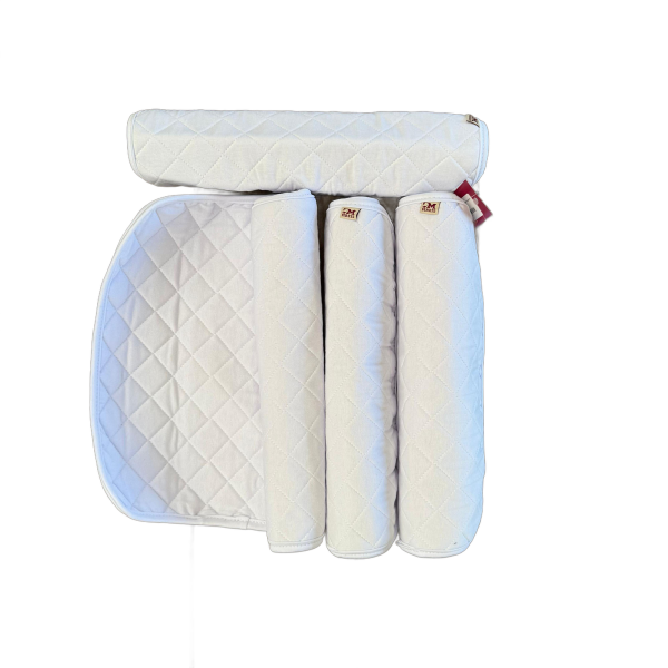 Pano de Liga/Almofada para Ligar G (40x75cm) Jogo com 4 MREIS cor:Branco - Imagem 1